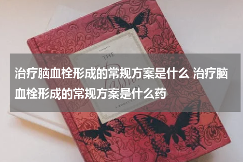 治疗脑血栓形成的常规方案是什么 治疗脑血栓形成的常规方案是什么药