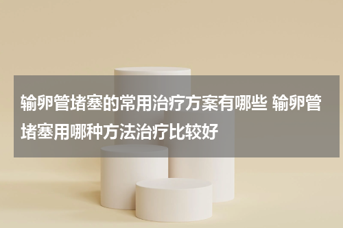 输卵管堵塞的常用治疗方案有哪些 输卵管堵塞用哪种方法治疗比较好