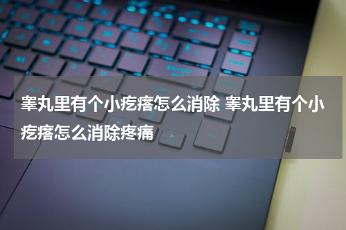 睾丸里有个小疙瘩怎么消除 睾丸里有个小疙瘩怎么消除疼痛
