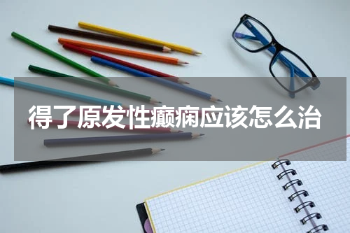 得了原发性癫痫应该怎么治