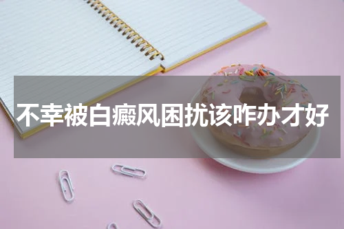 不幸被白癜风困扰该咋办才好