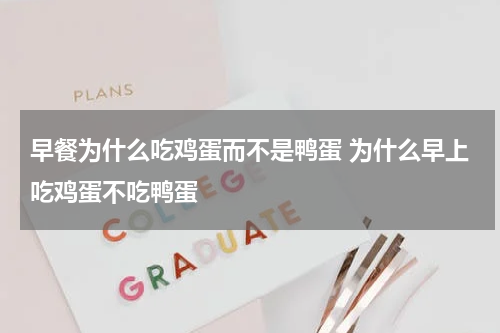 早餐为什么吃鸡蛋而不是鸭蛋 为什么早上吃鸡蛋不吃鸭蛋