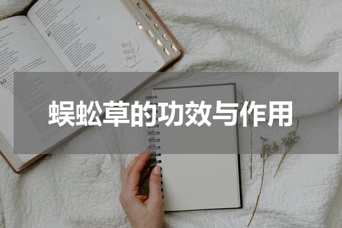 蜈蚣草的功效与作用