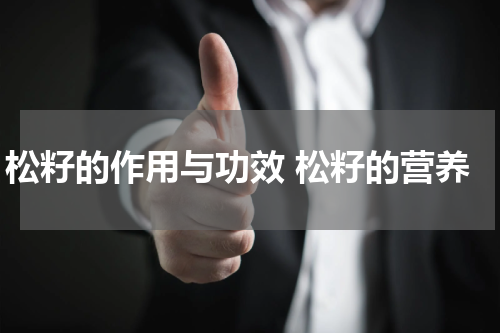 松籽的作用与功效 松籽的营养