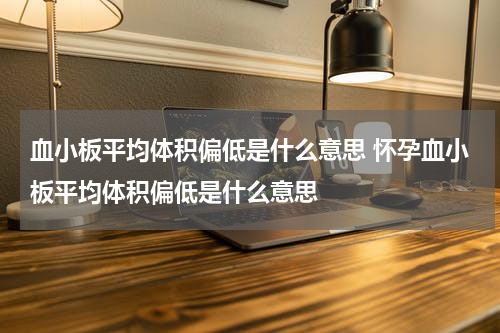 血小板平均体积偏低是什么意思 怀孕血小板平均体积偏低是什么意思
