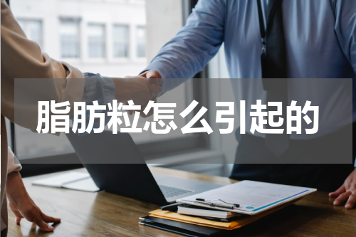 脂肪粒怎么引起的