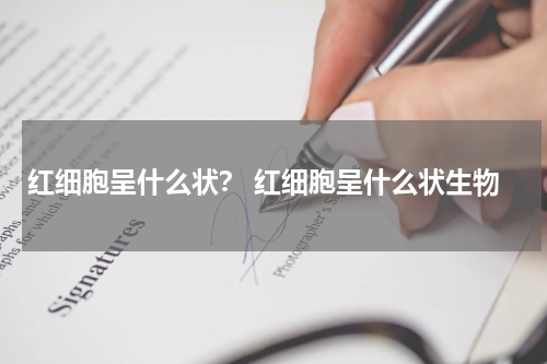红细胞呈什么状？ 红细胞呈什么状生物
