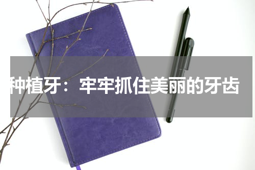  种植牙：牢牢抓住美丽的牙齿