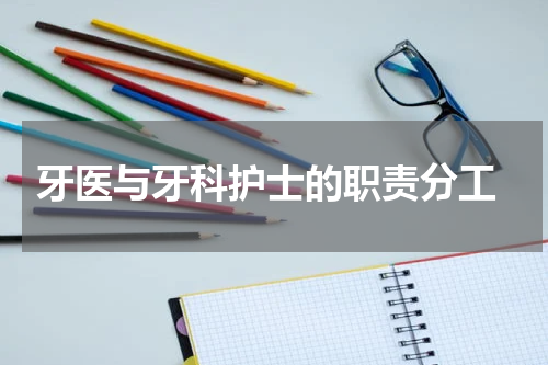  牙医与牙科护士的职责分工